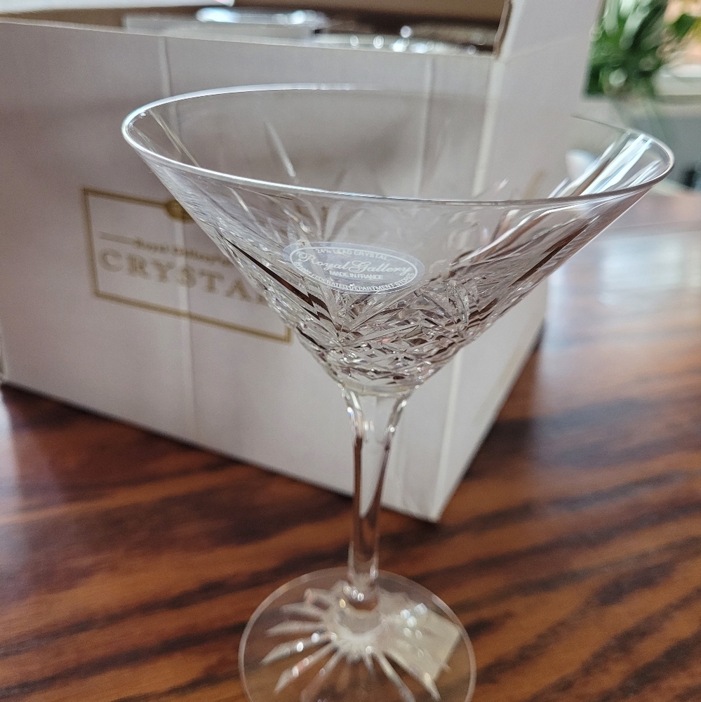 Royal Gallery of Crystal Martini Glasses